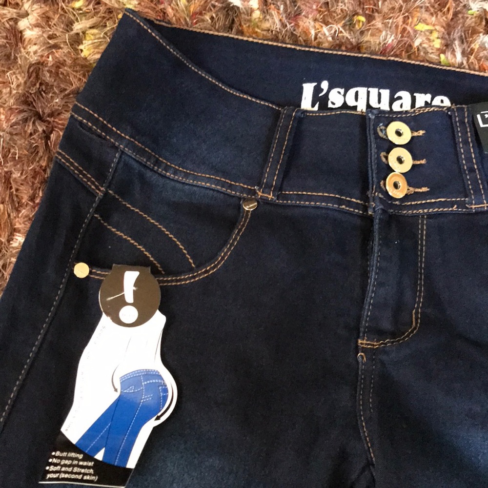 NWT L’square dark blue jeans size 3 inseam 26 - Picture 3 of 5